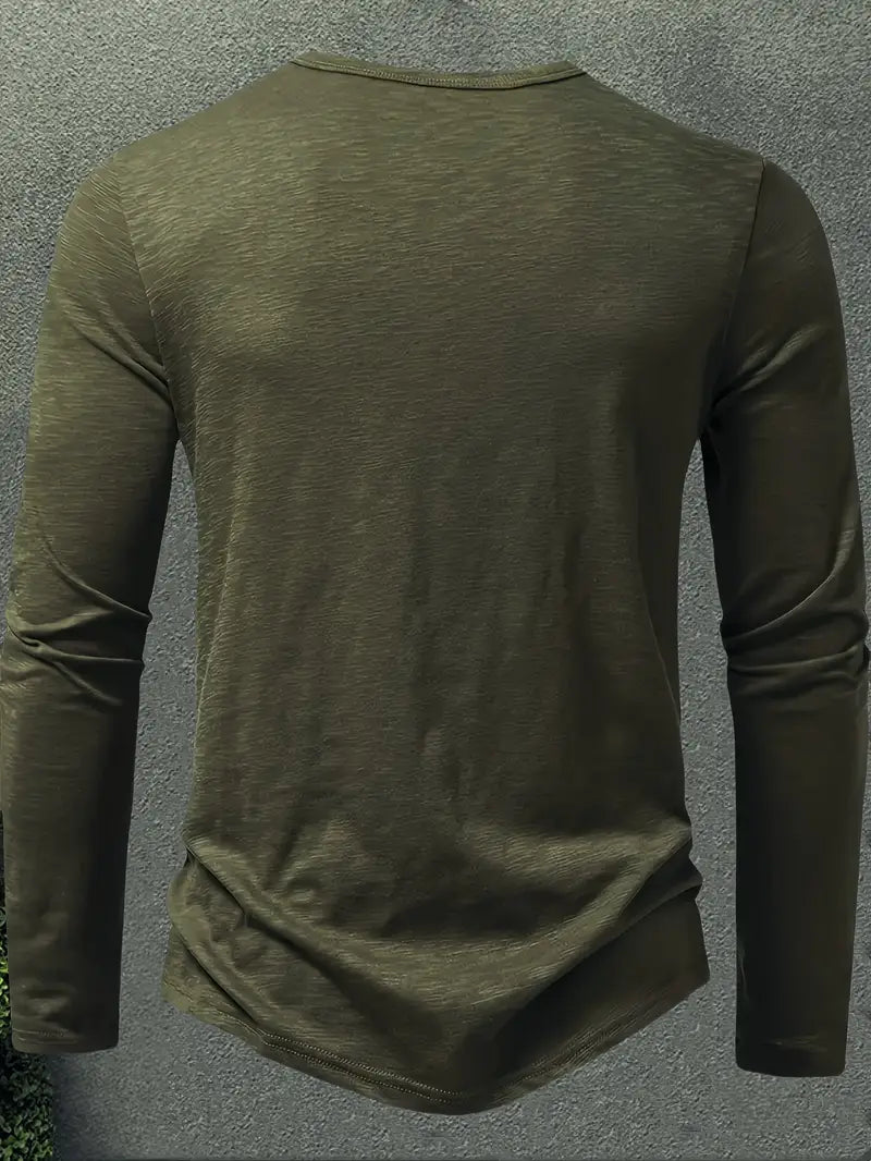 Conner | Langarmhemd mit Knöpfen