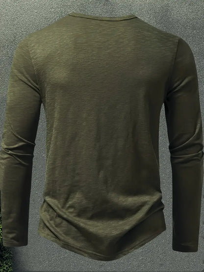 Conner | Langarmhemd mit Knöpfen