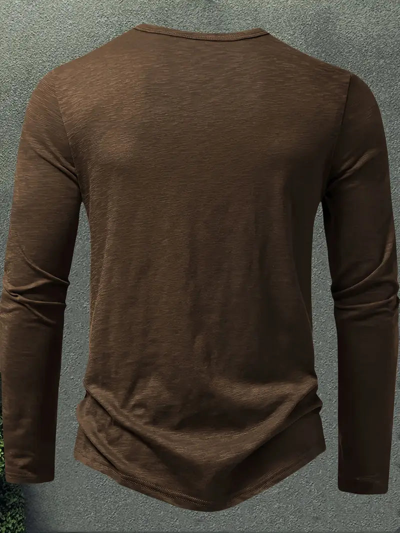 Conner | Langarmhemd mit Knöpfen