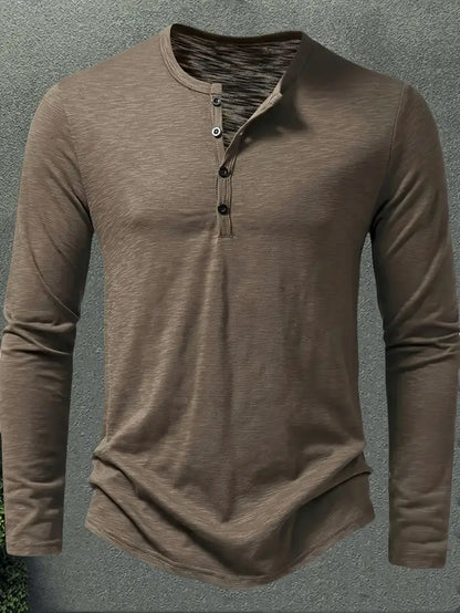 Conner | Langarmhemd mit Knöpfen