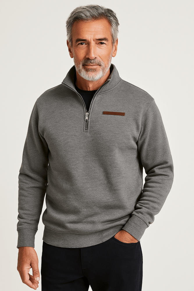 Elias | Lässiges Fleece-Sweatshirt für Herren