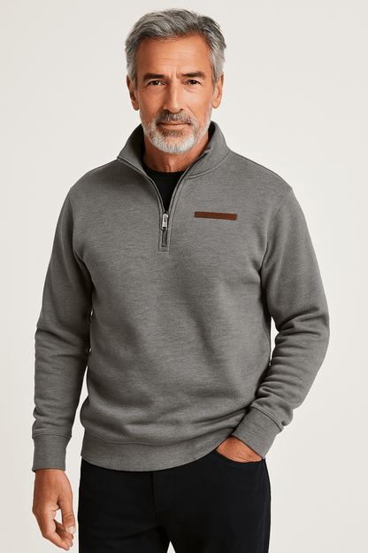Elias | Lässiges Fleece-Sweatshirt für Herren