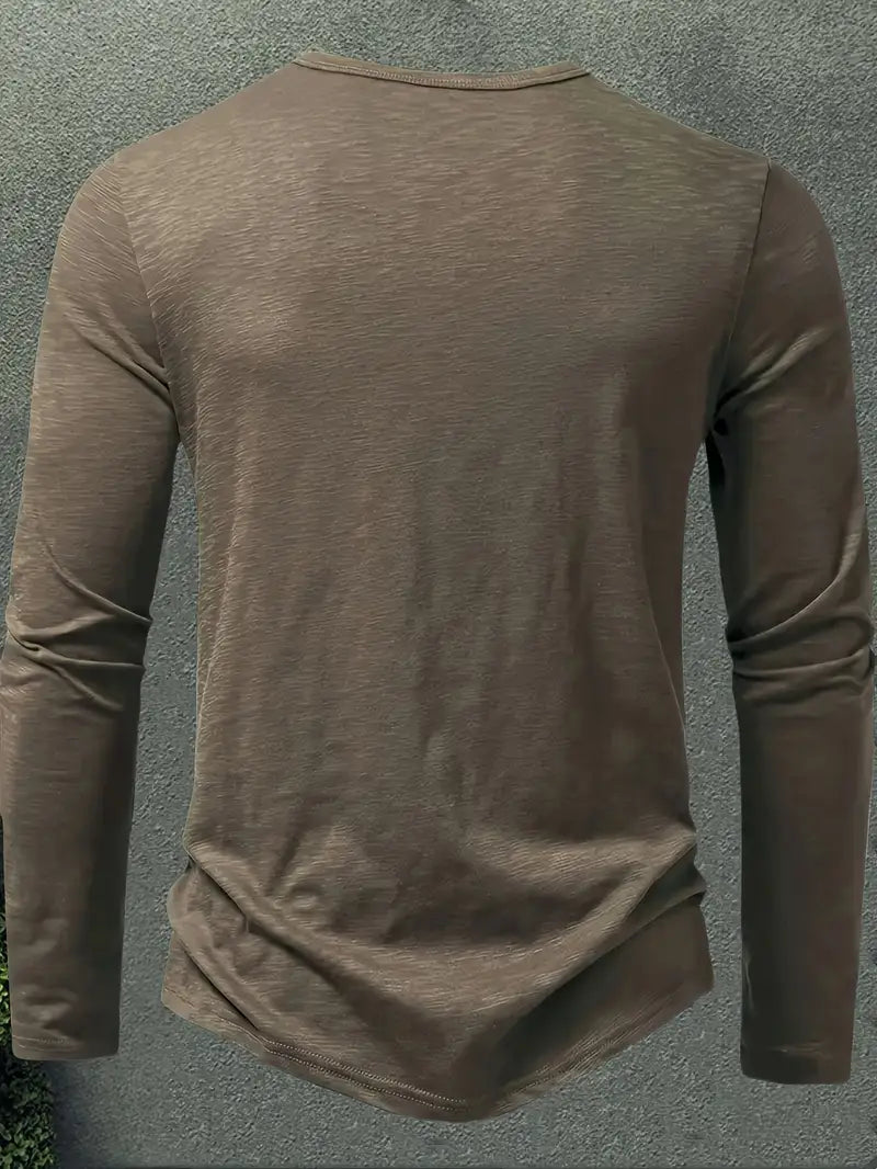 Conner | Langarmhemd mit Knöpfen