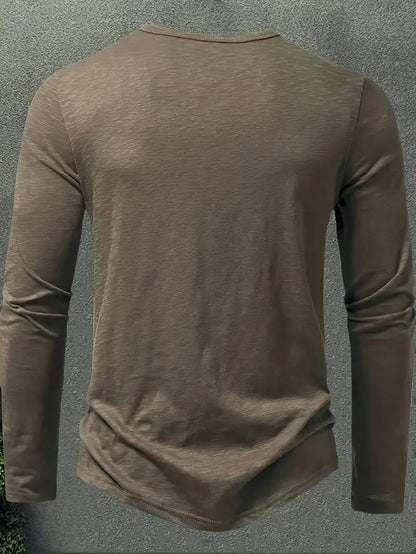 Conner | Langarmhemd mit Knöpfen