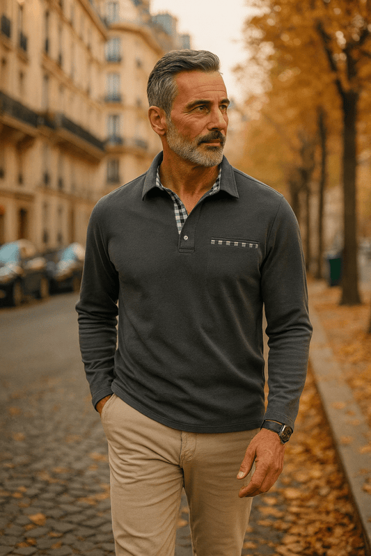 Matteo | Langarm-Polohemd